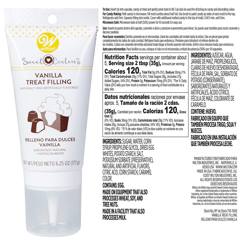 Wilton Strawberries and Cream Cupcake Filling Kit, 4-Piece