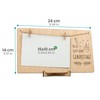 CONTRAXT Picture Frame with Clips and Leash. Details Idea Happy