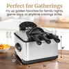 Elite Gourmet EDF-401TX 1700-Watt Triple Basket Electric Deep Fryer with