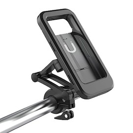 Soporte para Teléfono para Bicicleta, Pantalla Táctil a Prueba de Agua, Soporte para Teléfono para Motocicleta, Rotación de 360 ​​​​Grados, Reconocimiento de Huellas