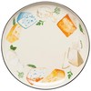 Now Designs Stoneware Appetizer Shaped Dish, Cheeses Les Fromages