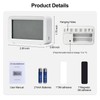 eMylo Smart WiFi Thermometer Hygrometer, Indoor Wireless Temperature Humidity Sensor