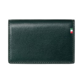 MILAGRO CA-PG-544 I・Bonaudo Palmerato Goat Leather Business Card Holder (Business Cards, Large Capacity, Goat Leather, Genuine Leather, Men's, Unisex), green