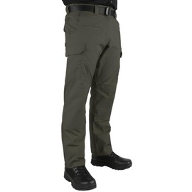 LA Police Gear Men's Battle Rattle Stretch Cargo Pants, Durable Ripstop Tactical Pants for Men, Stretch Waistband EDC Pants - Ranger Green - 44 x 34