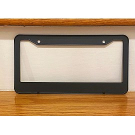 Eco Friendly Not Elon Friendly Black Metal License Plate Frame
