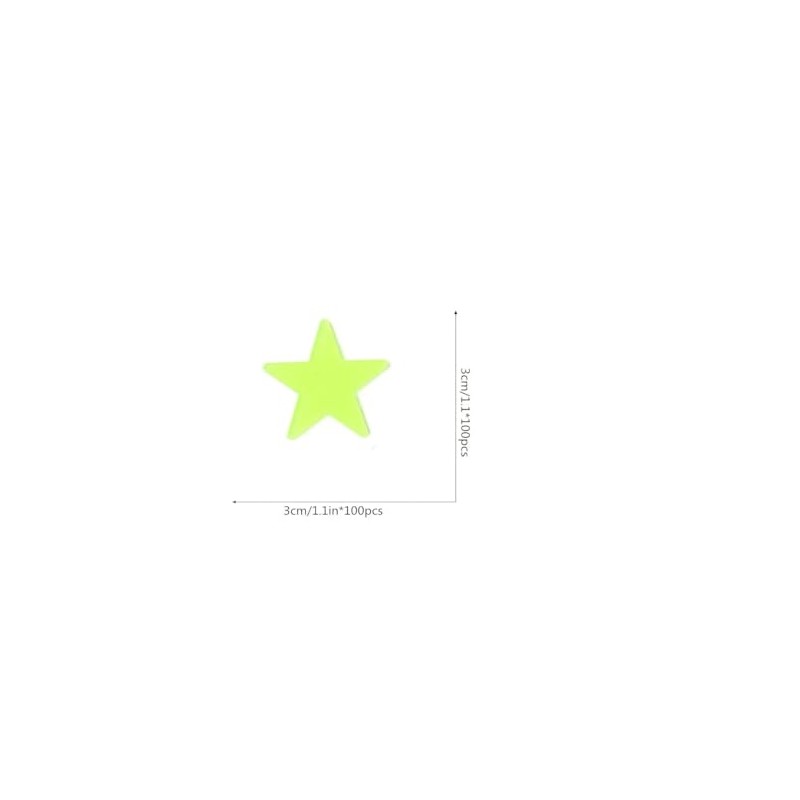 Glow in The Dark Stars (100 Pack) (Green)