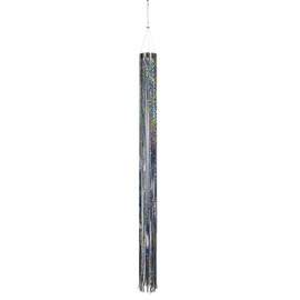 In the Breeze 9052 Silver Holographic Mylar Windsock