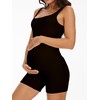 BDITANLE Maternity Workout Romper Pregnancy Yoga Ribbed One Piece Seamless