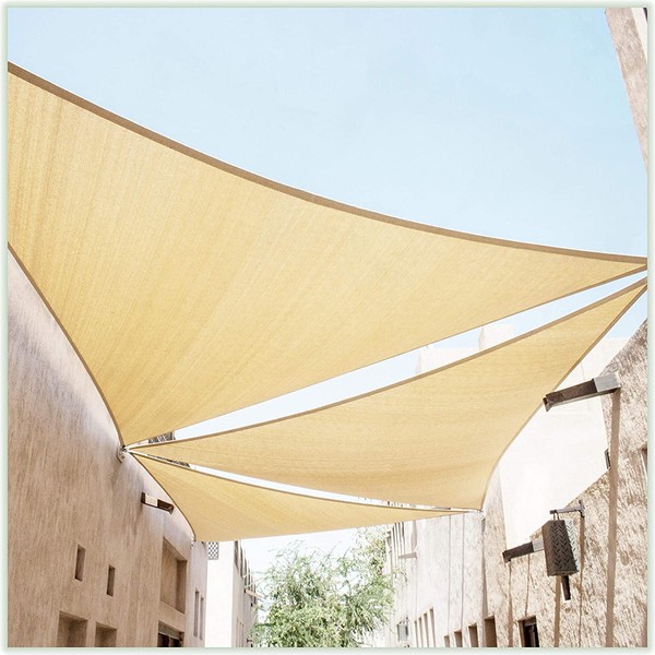 ColourTree 28' x 28' x 28' Beige Triangle CTAPT28 Sun