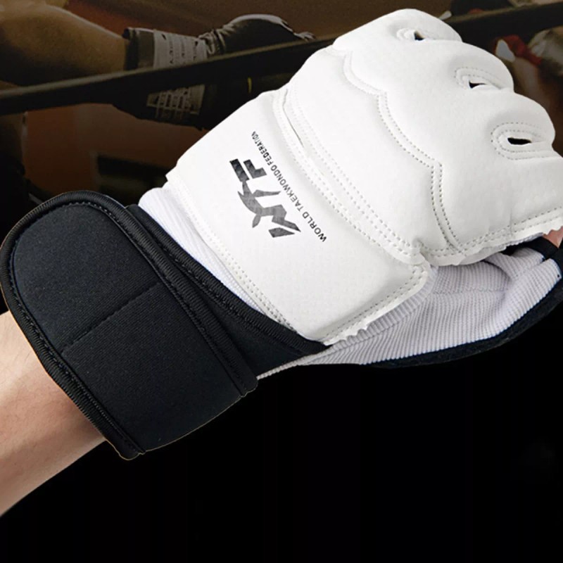 TUMIUKE® Guantes Para Entrenamiento Taekwondo Blanco Asiana