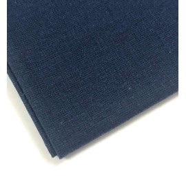 Plain 100% Cotton Fabric - 60 INCH Wide - 10 Colors by M&J® (Navy Blue, 1 METRE)