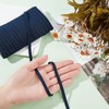 letsinstyle 15 Yards Flat Fabric Elastic Straps, Heavy Stretch Braiding
