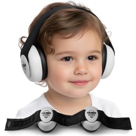 Mommy's Helper Hush Gear Noise Cancelling Headphones for Infants Ear Protection, Grey