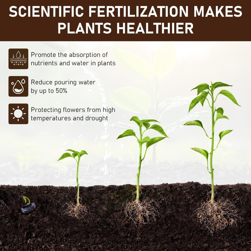 2PCS Soil Activators, Organic Soil Activators and Plant Fertilizers, Garden