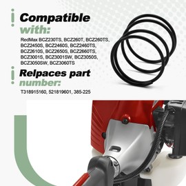Quctaki 4 PCS Trimmer Head Spring Compatible with RedMax BCZ230TS BCZ2450S BCZ2460TS BCZ2650S BCZ260TS BCZ3050S Brushcutter Replace T318915160 521819601 385-225