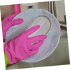 FOMIYES 2-Pack Kitchen Cleaning Brush Dish Scrubber Sponge Multi-use Reusable