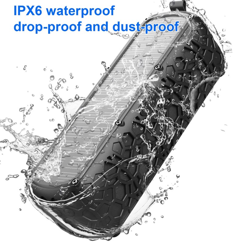 4smarts Solar Wireless Stereo Speaker Endless Summer Black