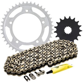 NICHE Drive Sprocket Chain Combo for Suzuki GSXR1000 GSXR750 Front 17 Rear 42 Tooth 525HZ Standard 110 Links