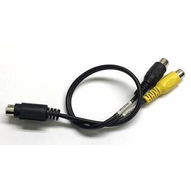 CES 1 Foot, 8 Pin Mini Din to Dual RCA Jacks S Video Adapter (A9B)