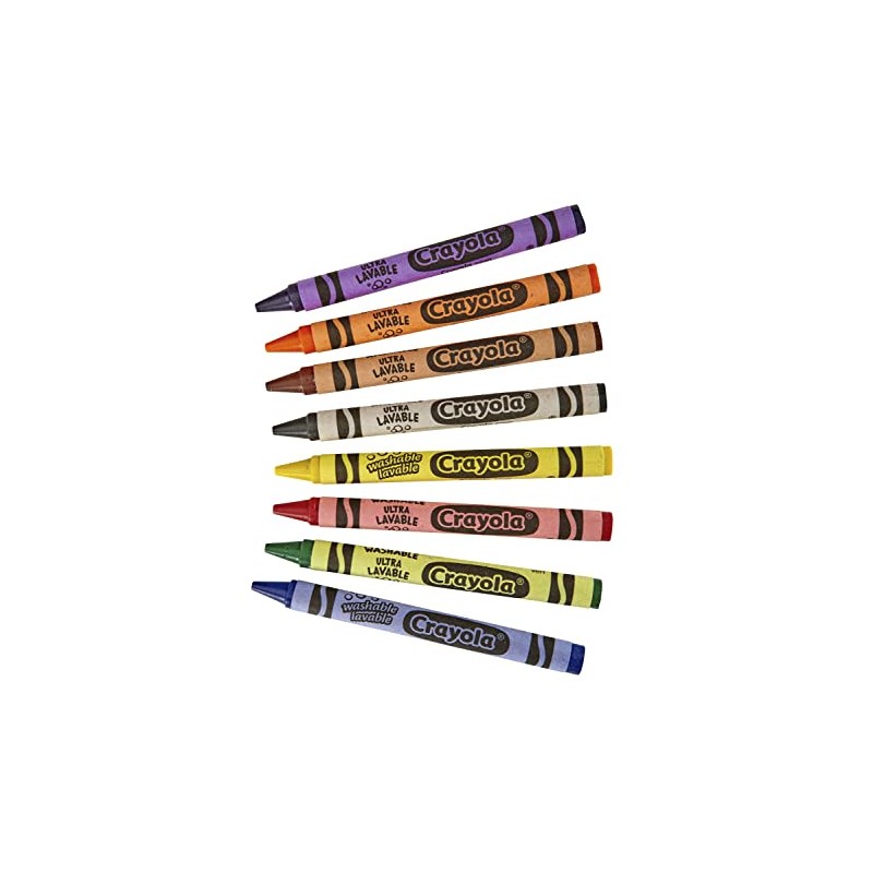 Crayola Ultra Clean Washable Color Max Crayons, Standard Size, Set