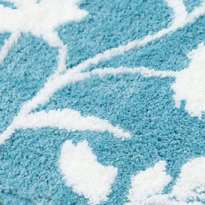 Senko 54272 New Silhouette Toilet Mat, Approx. 23.6 x 23.6