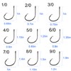 AGOOL Circle Hooks Saltwater Fishing Hook in-line Straight Eye Circle