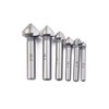 6 Pcs Cobalt Steel Single-End Countersink Chamfer Tool Deburring Tool