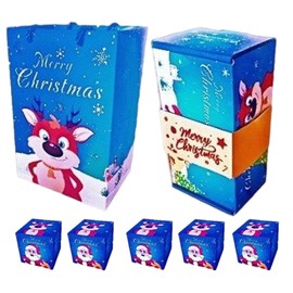 Christmas Money Boxes | Merry Christmas Folding Bouncing Cash Boxes - Empty Bag for Cookie Holiday Birthday Wedding Celebration Jewelry Family Kids Women Men Corporate