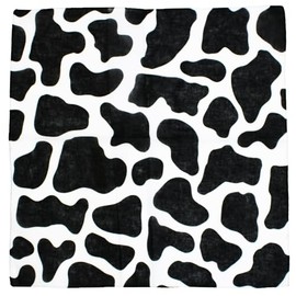 Zac's Alter Ego Animal/Leopard Print Bandana with Black Border