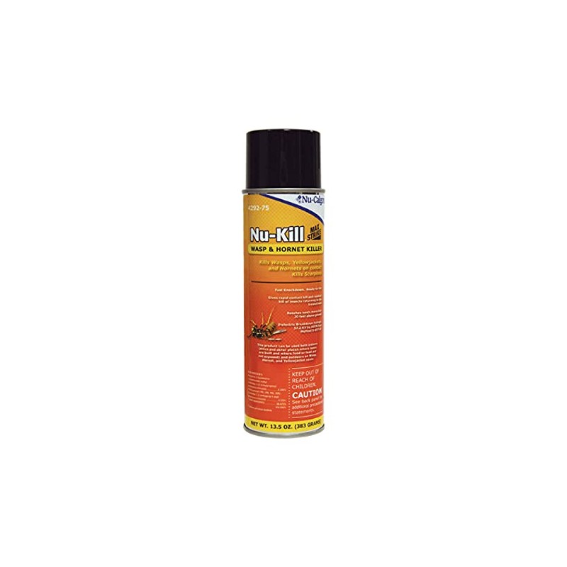 Nu-Calgon 4292-75 (13.5 oz. Can) Nu-Kill Max Strike, Yellow
