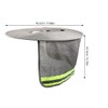 TOVINANNA Hard Hat Sun Shield, Full Standard Brim Mesh Sunshade