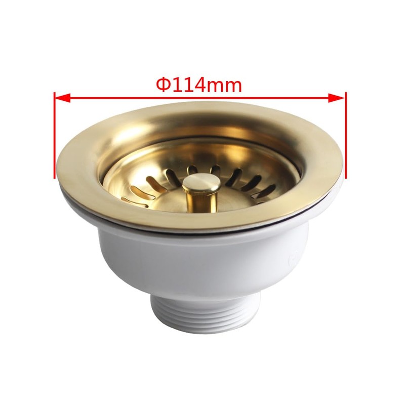 TALEA 114 mm Sink Dish Drainer Drain Kit for Single