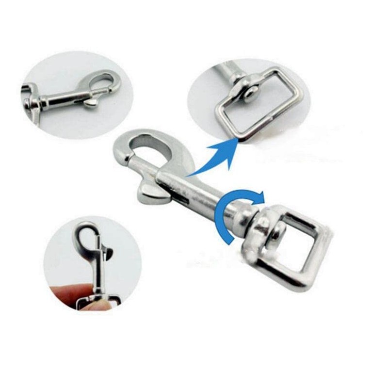 Single Ended Scuba Bolt Snap,Stainless Steel 316 Heavy Duty Single