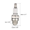 sourcing map BPM6A Spark Plug for Generator Lawn Mower Tractor