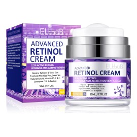 Crema Anti-edad Retinol 2.5% Té Verde Aloe Vera Rejuvenece