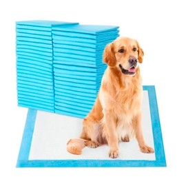 Puppy Pads for Potty Training 40 Count Large, Super Absorbent 6-Layer Leak-Proof Disposable Wee Wee Pads for Puppies and Dogs, Large Size 24 x 24 Inches - Perfect for Indoor Training