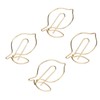 100 Pcs Paper Clip Gold Cute Lemon Shaped Bookmark Clips