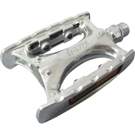 MKS (Mikashima Seisakusho) Bicycle Pedal for Road Bikes, Aluminum, IC-LITE Silver