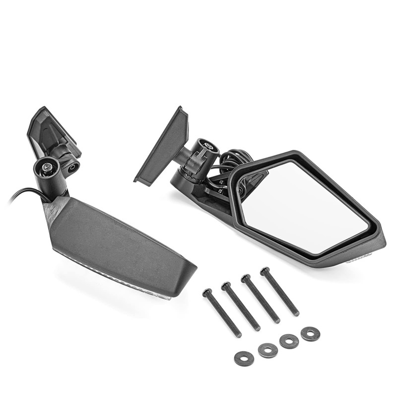 Wsays Side Rear View Mirrors with LED Turn Signal Lights