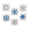 Fun Express - Winter Snowflake Glitter Tattoos - 12 Pieces