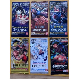 One Piece Variety Box (Japanese) 6 pack - 1 booster pack each from OP01-OP06