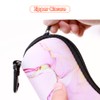 PERFECTSIGHT Kawaii Glasses Case, Neoprene Zipper Eyeglass Case with Clip,
