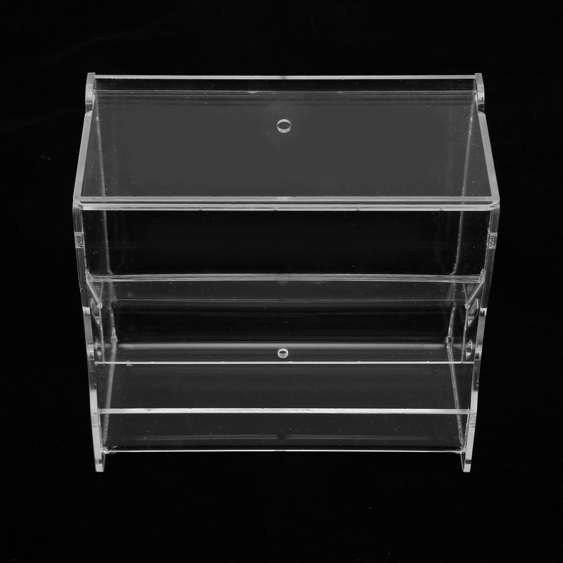 Rutin Chicken Feeder Automatic Clear Acrylic Bird Cage Feeder for