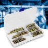 90pcs M6 Dowel Screw Woodworking Furniture Connector Double Ended Screw