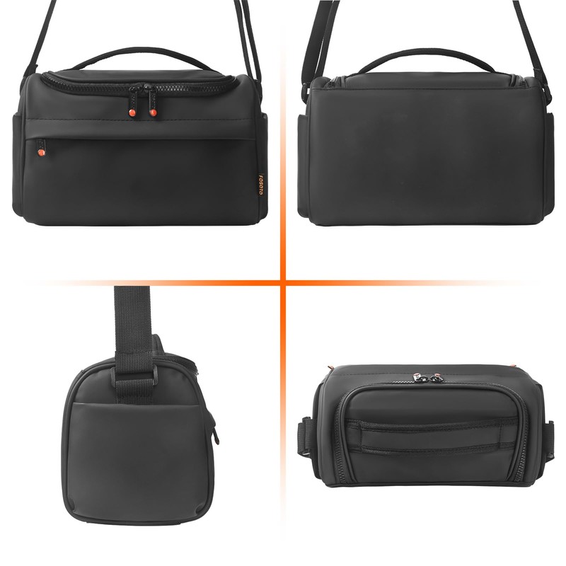 FOSOTO Camera Bag, Waterproof Shockproof Camera Case, Large Capacity Camera