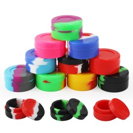 NQEUEPN 30 Stück 7ml Silikon Behälter Mini Rund Mehrfarbig Kleine Vorratsgläser Vielseitig Einsetzbar Aufbewahrungsbehälter Kosmetik für Schmelzwachs Lebensmittel Ätherische-Öle Mini-Kunsthandwerk