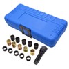CALIDAKA Spark Plug Repair Kit 16Pcs Carbon Steel Spark Plug