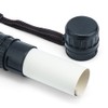 TRANSON 2-Pack Small Poster Storage Tube Extendable for Documents Blueprints