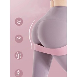 fdsmall Resistance Bands for Fitness, Set of 5, Skin-Friendly Resistance Fitness Exercise Loop Bands with 5 Resistance Levels, Workout Resistance Bands for Strength Training, Yoga, Gym, Pilates,