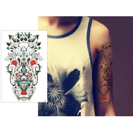 THE FANTASY Tribal-6 Tattoo Stickers, Tribal Shoulders, Arms, Medium Size, A5 - 7 Types, hb080, L
